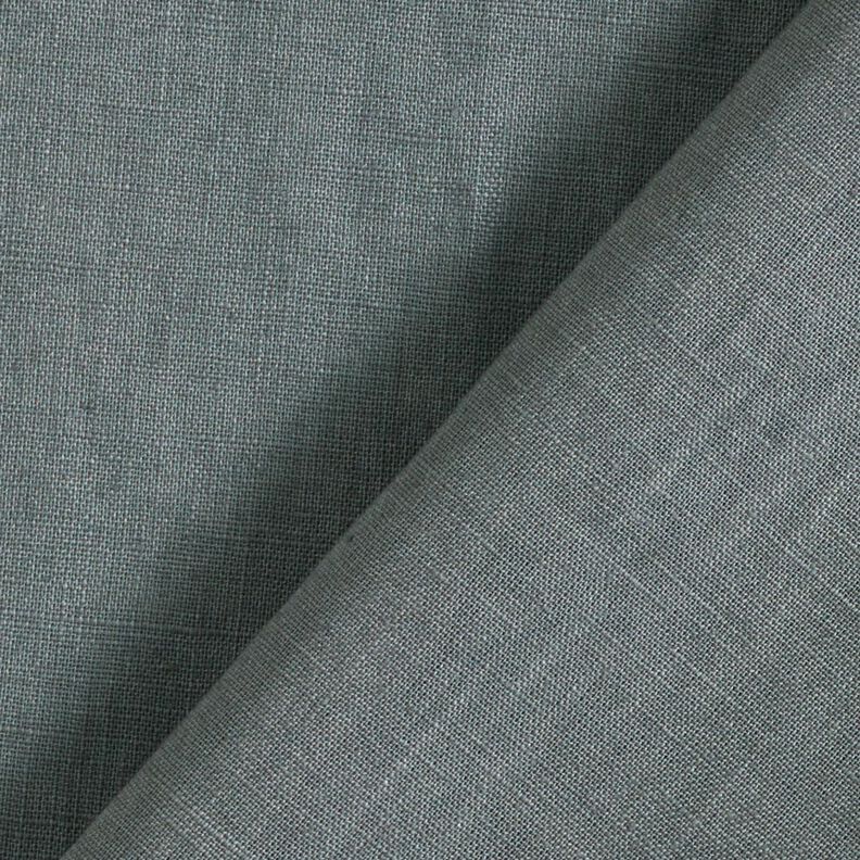 Lightweight linen blend pre-washed – elephant grey,  image number 4