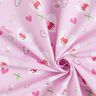 Cotton Poplin Peppa Hearts Licensed Fabric | ABC Ltd – pastel violet,  thumbnail number 3