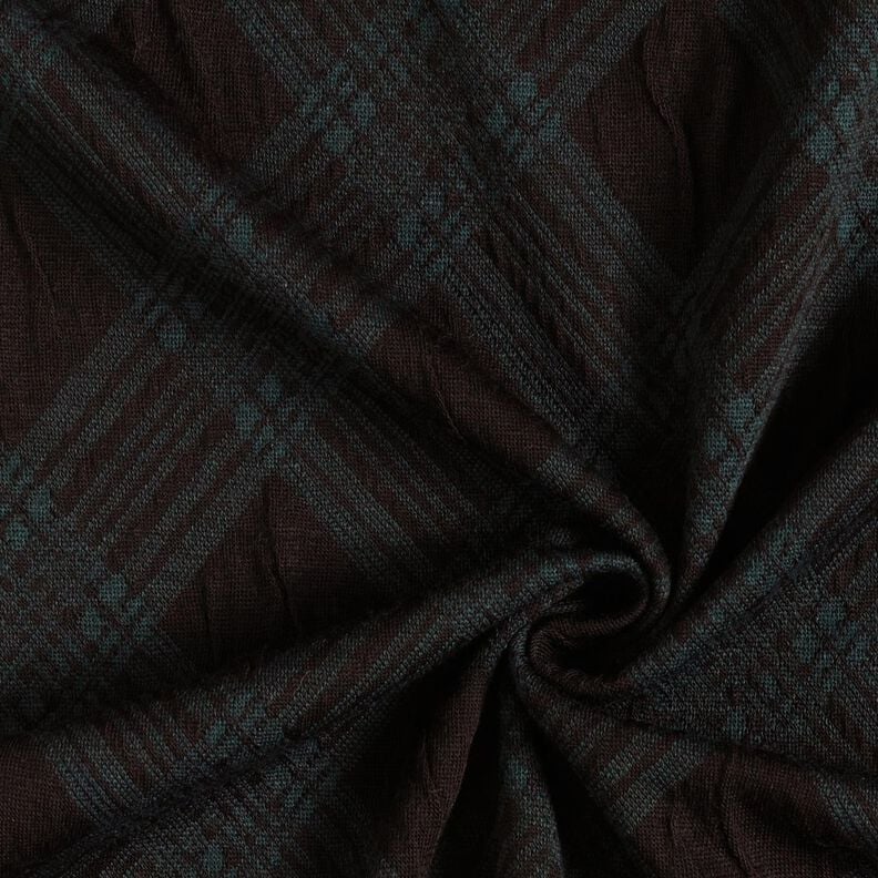 jacquard knit Argyle pattern – black/fir green,  image number 4