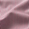 Cotton Poplin Mini stripes – burgundy/white,  thumbnail number 2