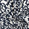 Viscose Jersey abstract leopard spots – midnight blue/white,  thumbnail number 3