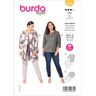 Plus size coat / jacket | Burda 6034 | 44-54,  thumbnail number 1