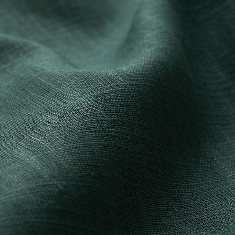 Linen fabric Ramie mix medium – dark green,  image number 2