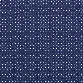 Cotton Poplin Little Dots – navy blue/white, 