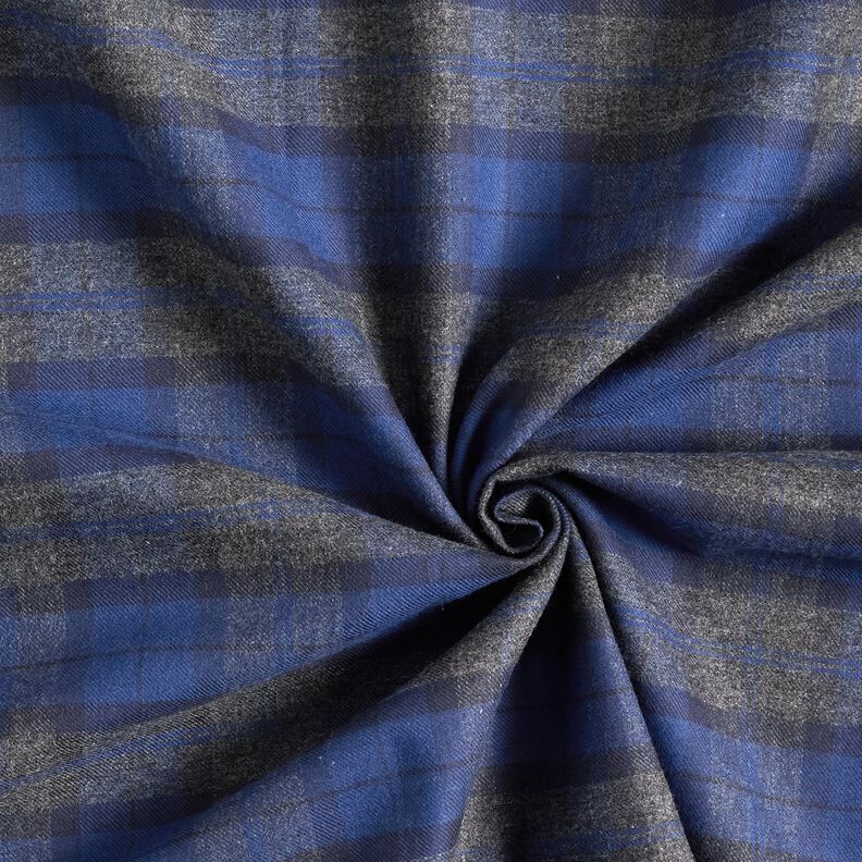 Classic flannel check – blue/dark grey,  image number 3