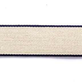 Belt Webbing [ 3,5 cm ] – navy blue/beige, 