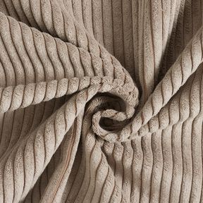 Upholstery Fabric soft corduroy – taupe, 