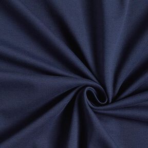 Cotton Jersey Fine Piqué – navy blue, 