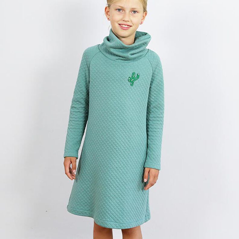 POLLY - comfy sweater dress with a polo neck, Studio Schnittreif | 98 - 152,  image number 5