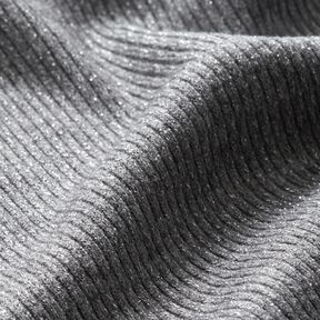 glitter ribbed knit – grey/silver, 