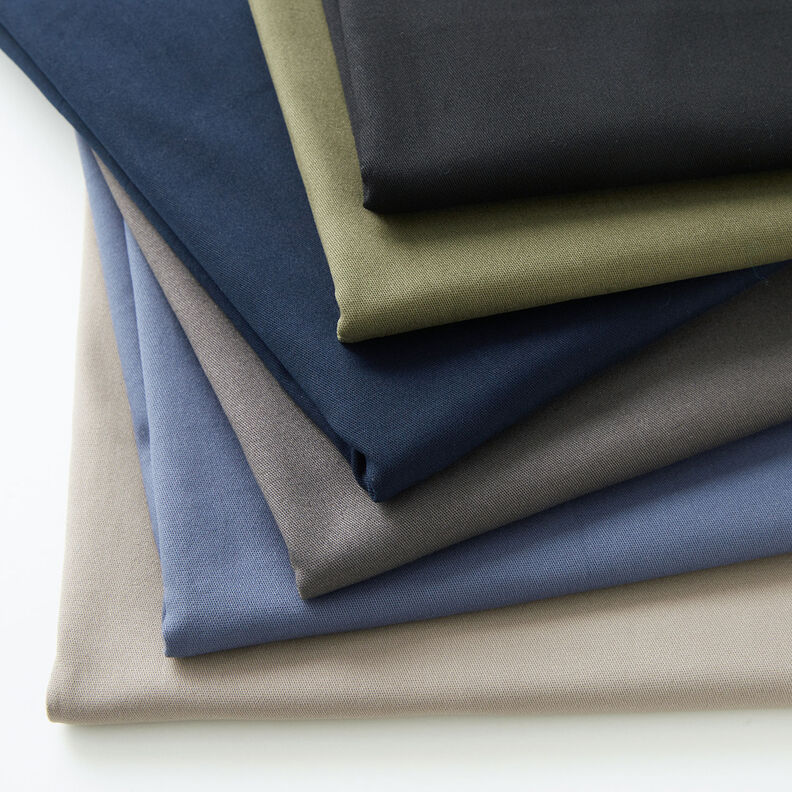 Cotton Twill Stretch – blue grey,  image number 4