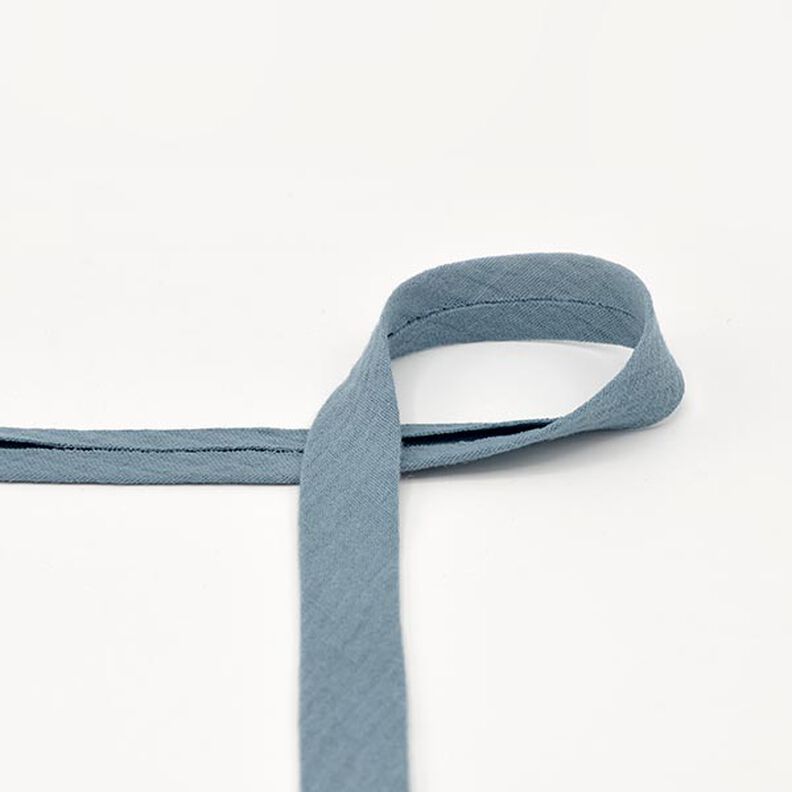 Bias binding Muslin [20 mm] – light wash denim blue,  image number 1