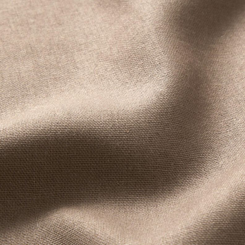 Decor Linen Plain – dark taupe,  image number 2