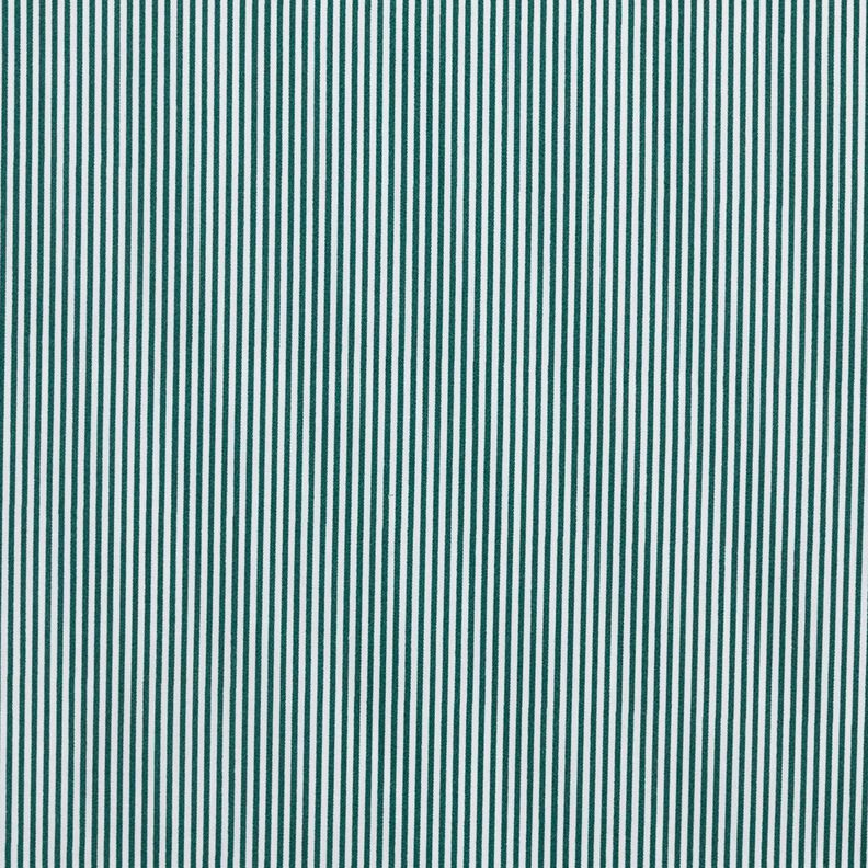 Cotton Poplin Mini stripes – blue spruce/white,  image number 1