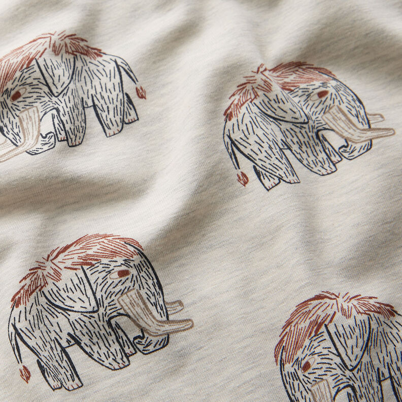 Cotton Jersey Mammoths | by Poppy offwhite,  image number 2