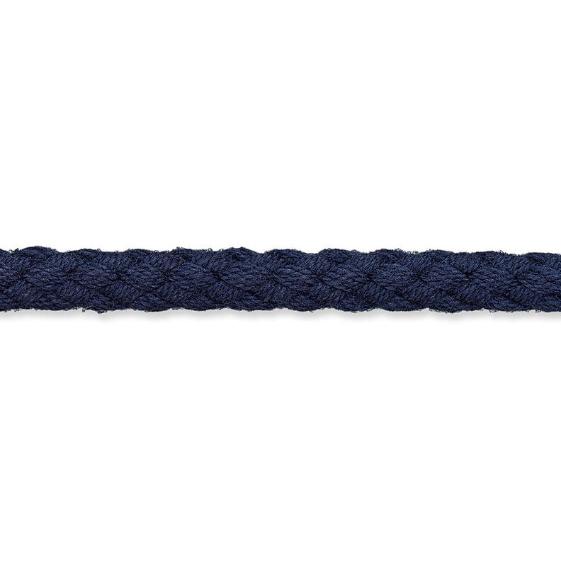 Cotton cord [Ø 5 mm] – navy blue,  image number 1