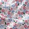 Organic Cotton Poplin sea of flowers – white/light blue,  thumbnail number 2