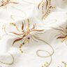 Needlecord floral embroidery and sequins – white/bronze,  thumbnail number 2