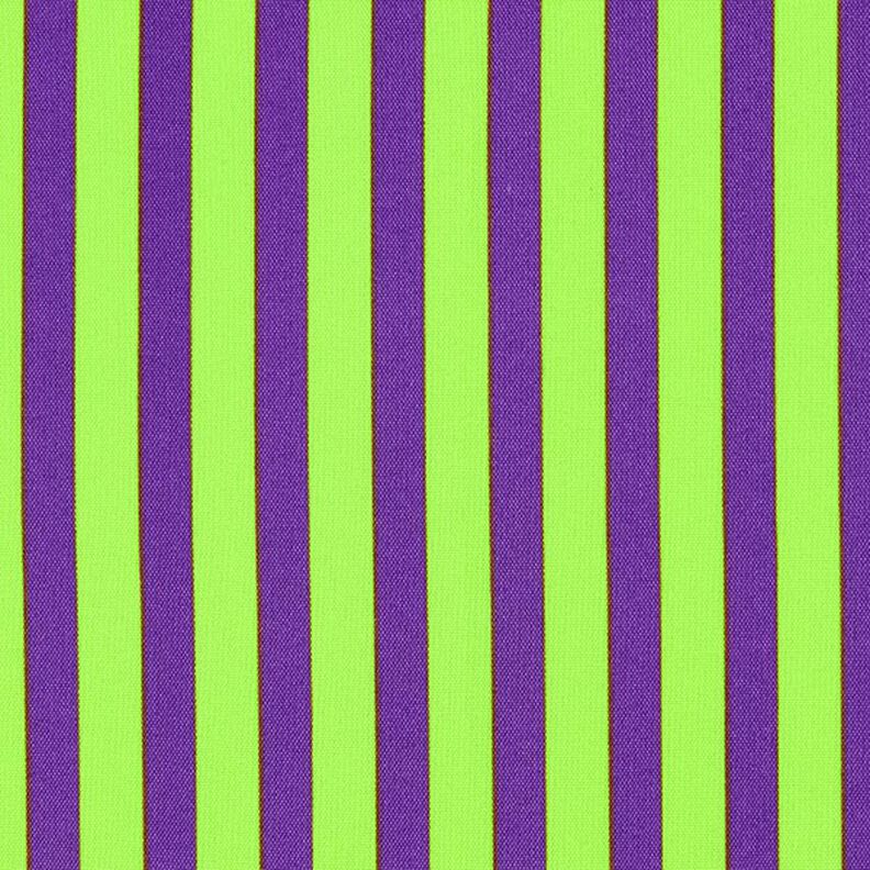 vertical stripes carnival fabric – neon yellow/lilac,  image number 1