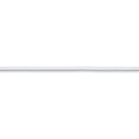 Elastic cord [Ø 3 mm] – white, 