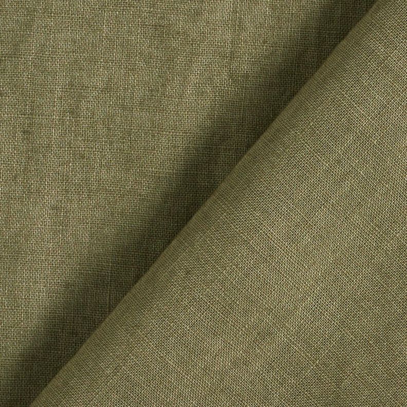 Lightweight linen blend pre-washed – light khaki,  image number 4