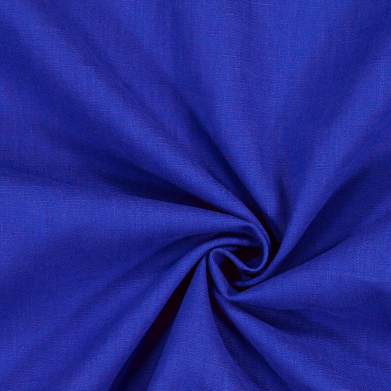 Linen fabric Ramie mix medium – royal blue,  image number 1