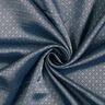 Lining Fabric Jacquard Boxes and dots – steel blue,  thumbnail number 1