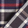 Lightweight Checked Cotton Coating Fabric – navy blue,  thumbnail number 4