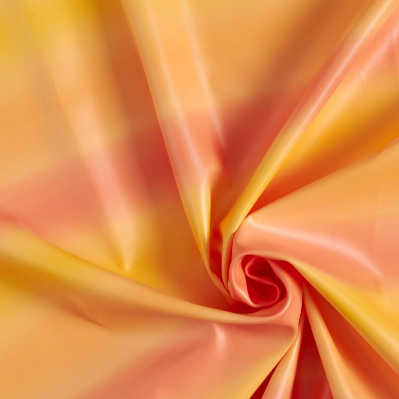 Raincoat fabric colour gradient – sunglow/orange,  image number 4