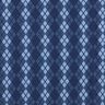 Cotton Jersey Argyle pattern – navy blue/light wash denim blue,  thumbnail number 1