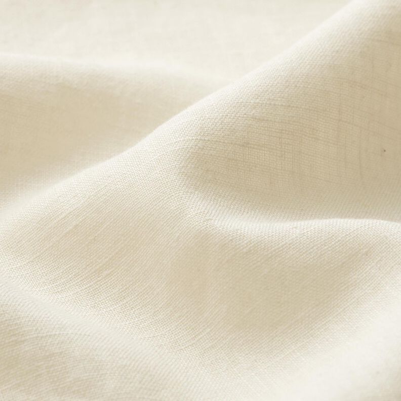 Lightweight linen blend pre-washed – offwhite,  image number 3