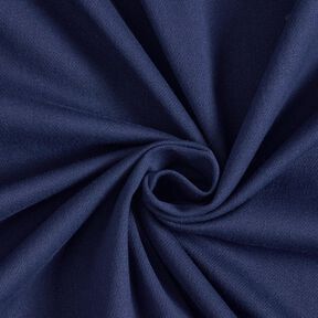 Plain medium stretch trouser fabric – navy blue, 