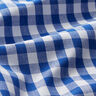 Cotton Vichy check 1 cm – royal blue/white,  thumbnail number 2