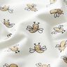 Cotton Jersey Glitter bees – ivory,  thumbnail number 2