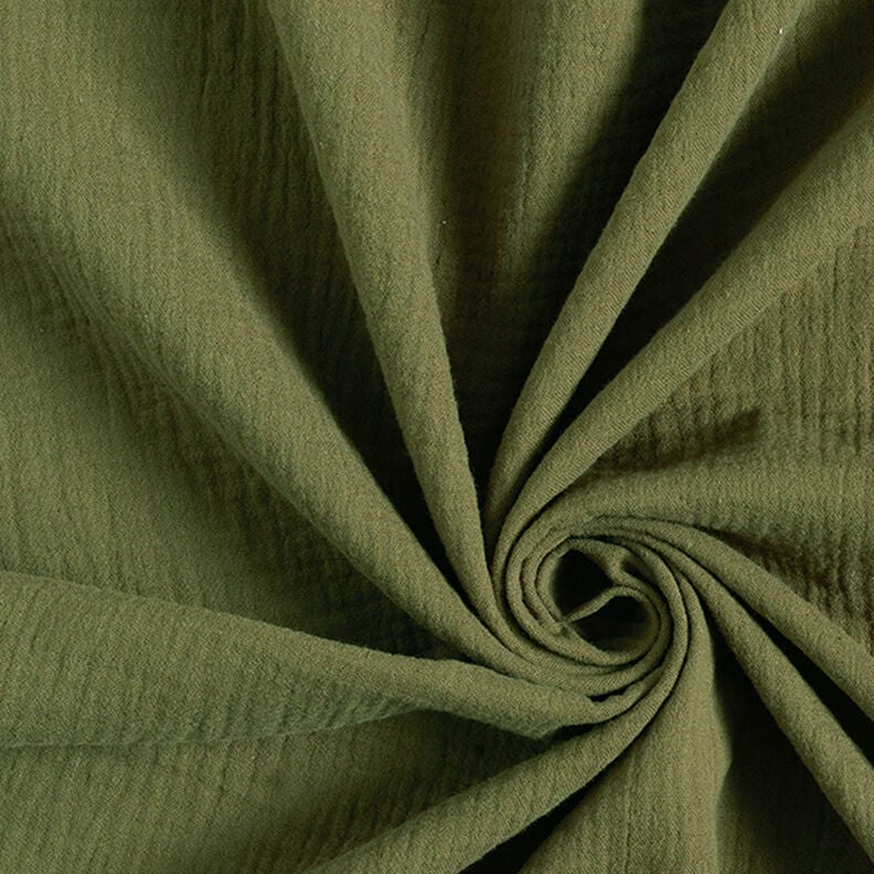 Double Gauze/Muslin – olive,  image number 1