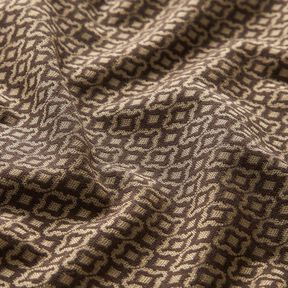 jacquard knit diamonds – beige/brown, 