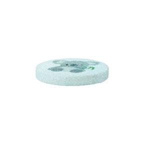 Polyester Button 2-Hole Recycling Koala [Ø18 mm] – baby blue, 