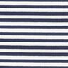 Ribbed Jersey yarn-dyed horizontal stripes – offwhite/navy blue,  thumbnail number 1