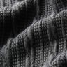 Knit Cloqué Cable Pattern – anthracite,  thumbnail number 2