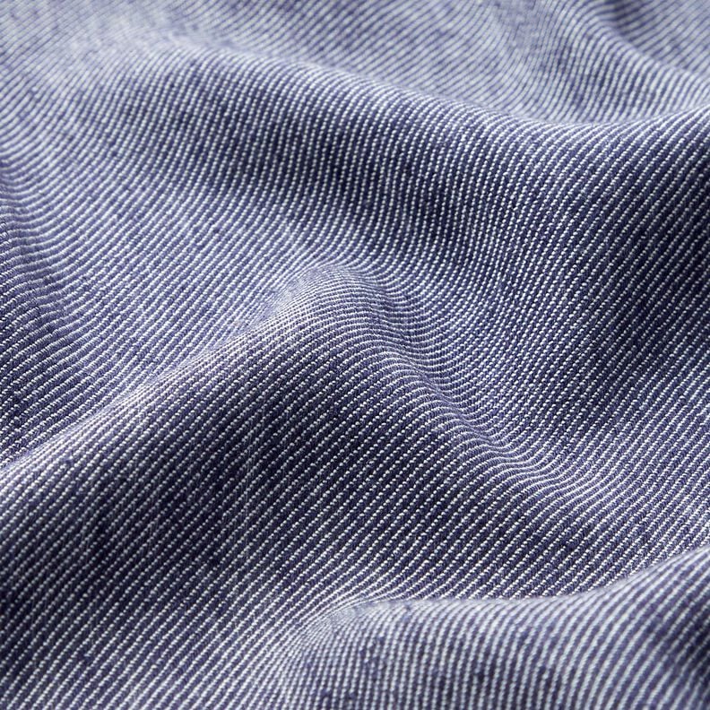 Viscose-linen twill – navy blue,  image number 2