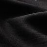 Linen fabric Ramie mix medium – black,  thumbnail number 2