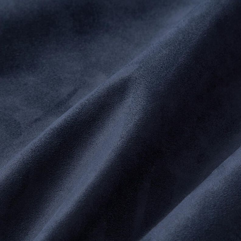 Upholstery Fabric Imitation nubuck – midnight blue,  image number 3