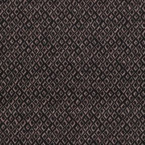 Jacquard knit irregular diamonds – brown/black, 