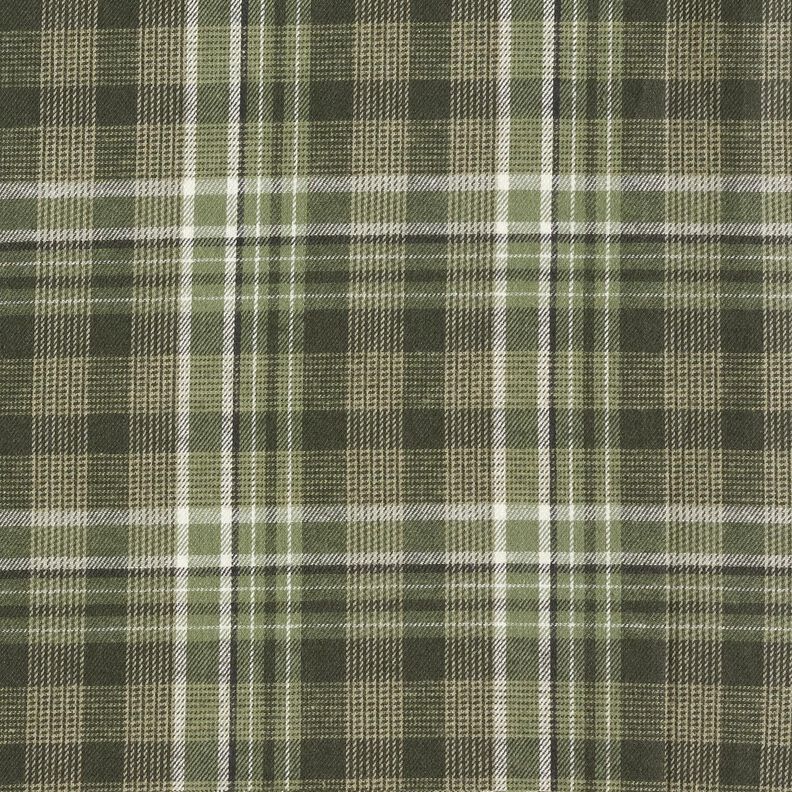 Flannel Prince of Wales check – light khaki/khaki,  image number 1