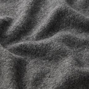 Lightweight viscose and wool blend knitted fabric – dark grey, 