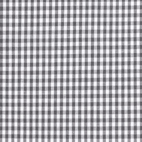 Cotton Vichy check 0,5 cm – pearl grey/white, 