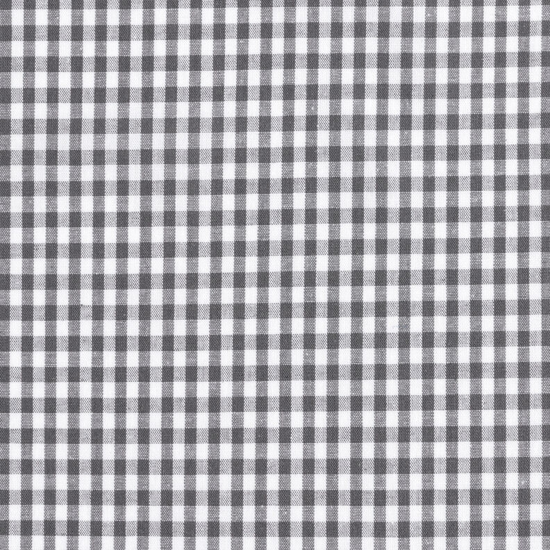 Cotton Vichy check 0,5 cm – pearl grey/white,  image number 1