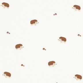 Cotton Jersey happy hedgehogs – offwhite, 