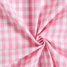 Cotton Vichy check 1 cm – pink/white,  thumbnail number 3