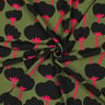 Lenzing Ecovero™ Poppies | Nerida Hansen – olive/black,  thumbnail number 3